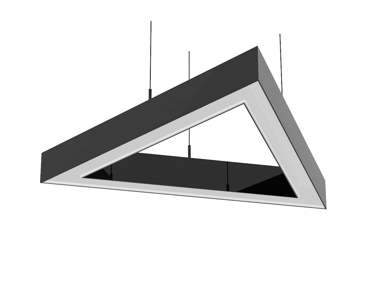 Треугольный светодиодный светильник LC-LP-3535 150 Вт 1488 мм 4000К Опал - фото 1