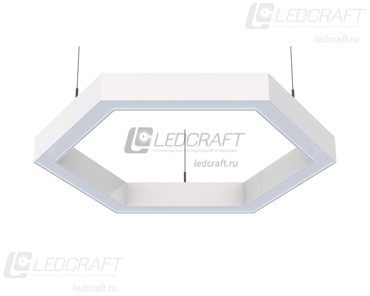 Светодиодный светильник LC-LP-6735 60 Вт 70 см 6000К Опал - фото 2