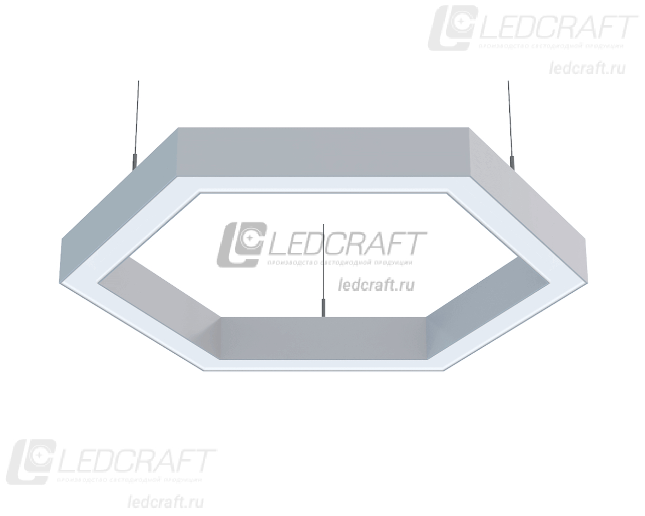 Светодиодный светильник LC-LP-6735 60 Вт 70 см 6000К Опал - фото 9