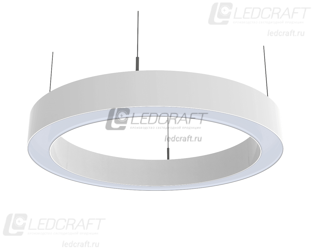 Светодиодный светильник кольцо LC-LP-5050R 31 Вт 600 мм 6000К Опал - фото 2