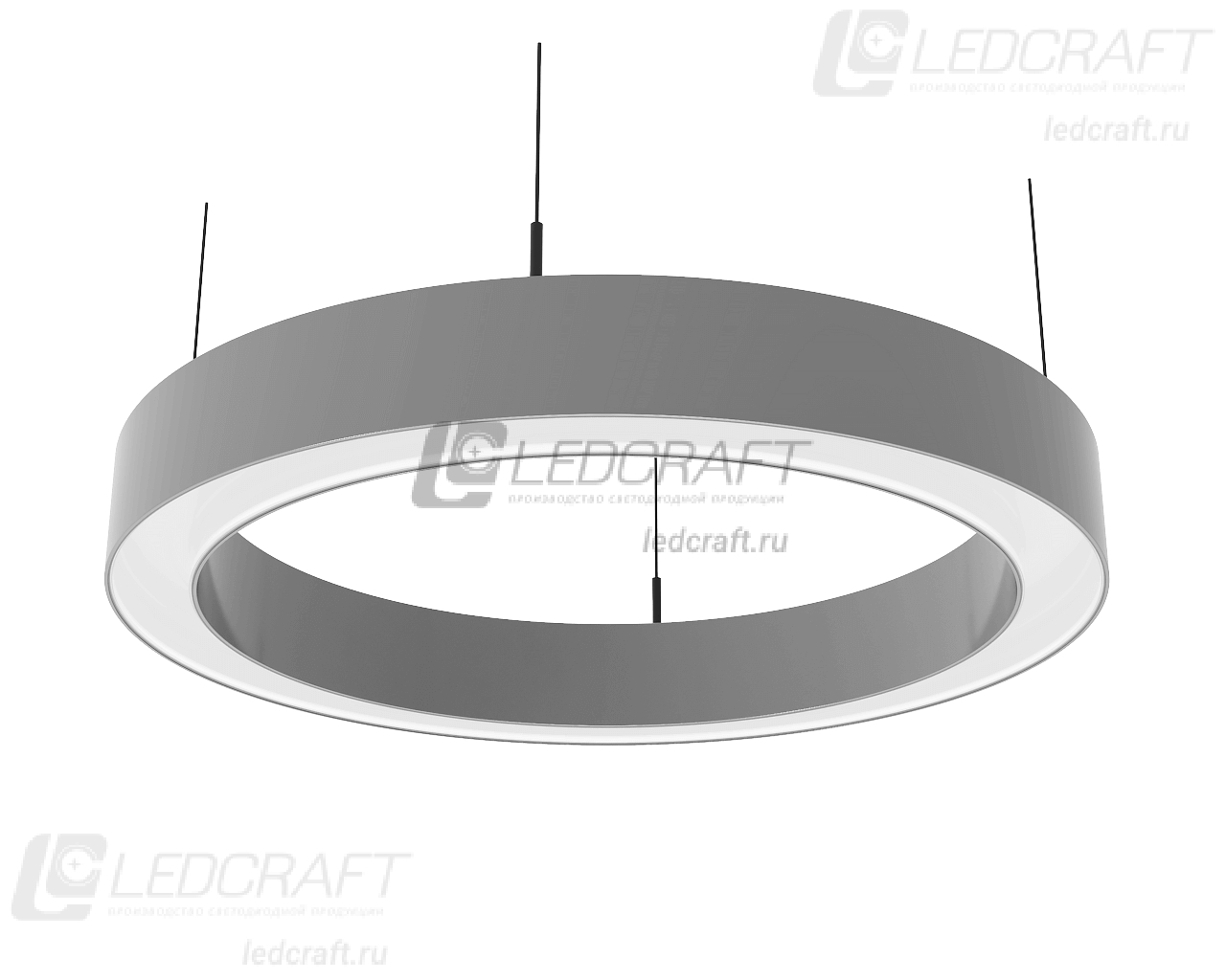 Светодиодный светильник кольцо LC-LP-5050R 31 Вт 600 мм 6000К Опал - фото 9