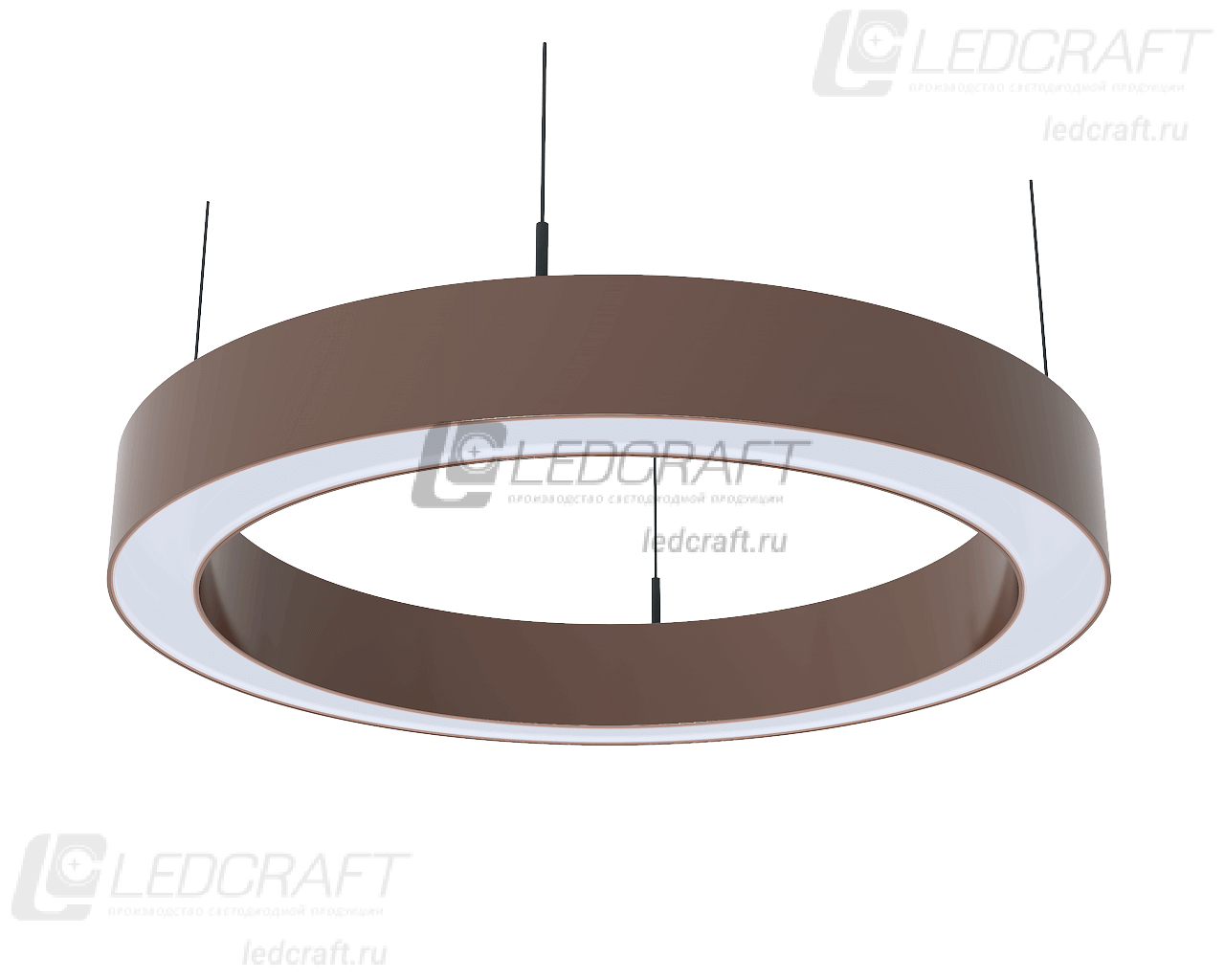 Светодиодный светильник кольцо LC-LP-5050R 31 Вт 600 мм 3000К Опал - фото 10