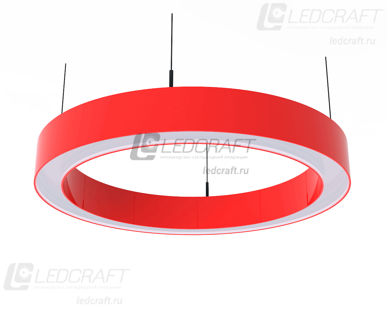 Светодиодный светильник кольцо LC-LP-5050R 62 Вт 600 мм 6000К Опал - фото 4