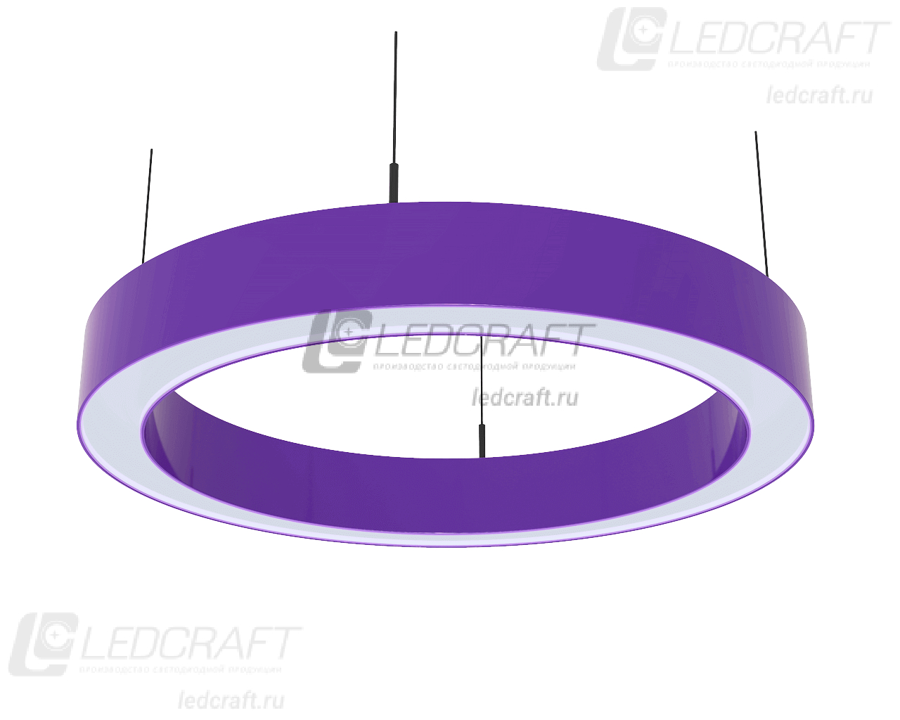 Светодиодный светильник кольцо LC-LP-5050R 62 Вт 600 мм 6000К Опал - фото 6